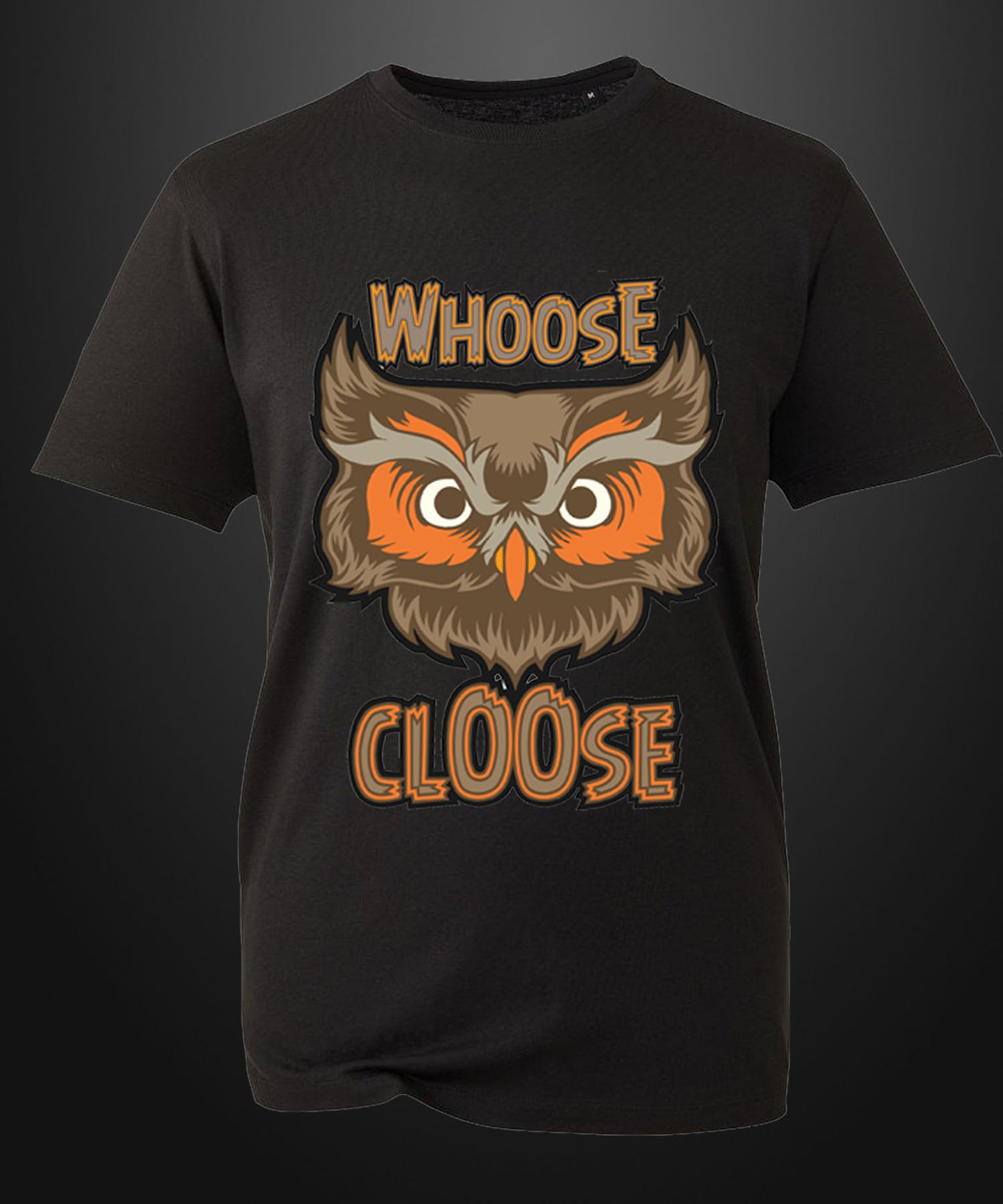 Whoose Cloose Black T-shirt