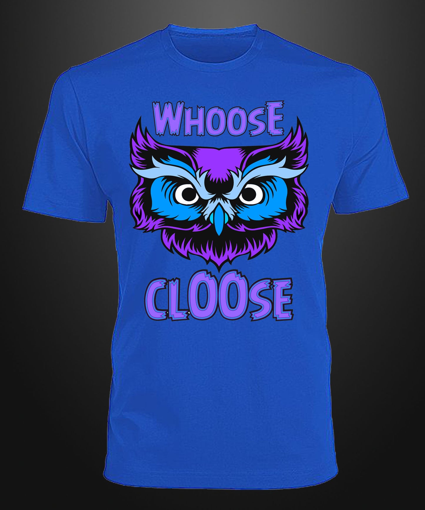 Whoose Cloose Blue/ Purple T-shirt