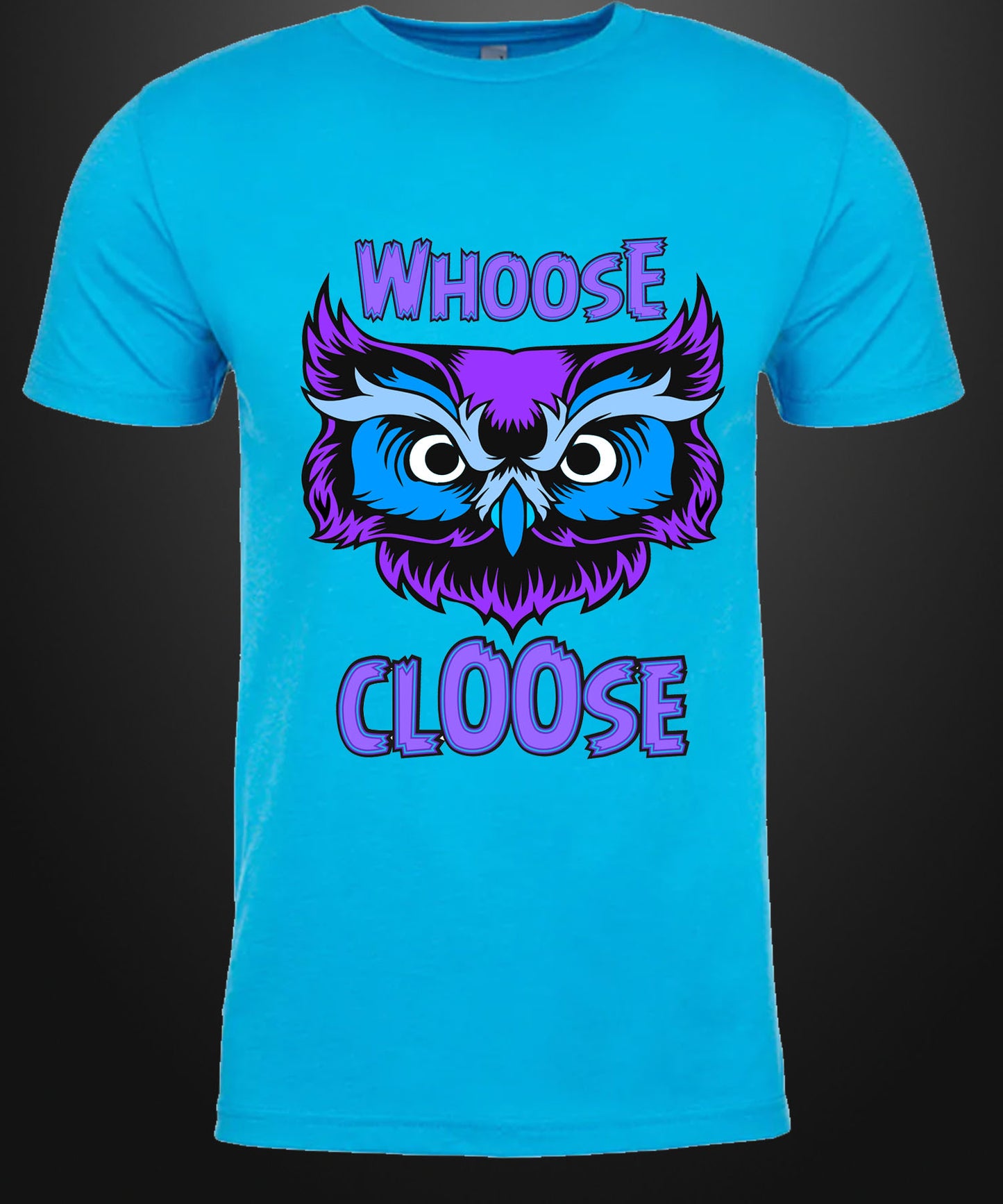 Whoose Cloose light Blue/ Purple T-shirt