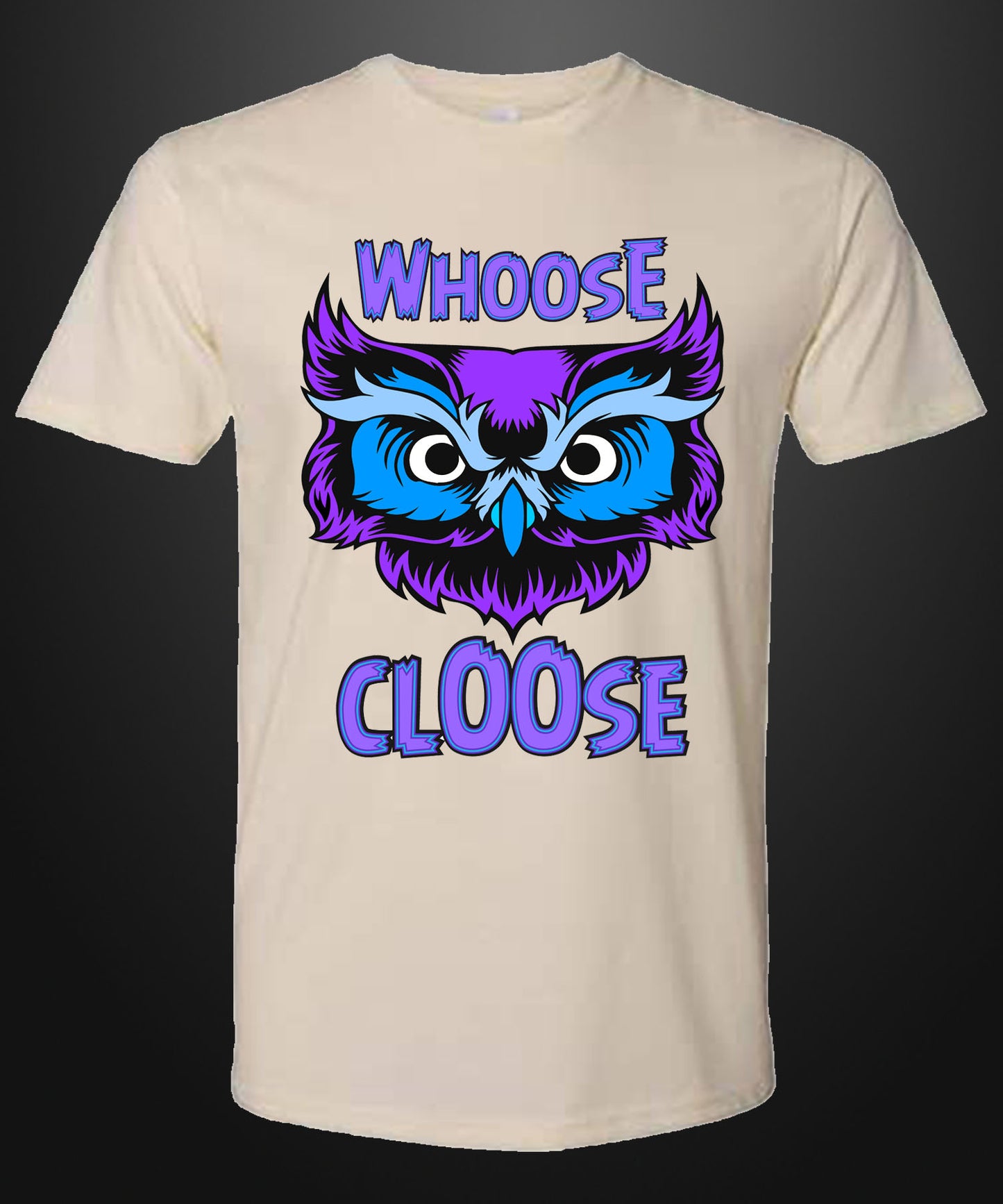 Whoose Cloose White/ Purple T-shirt