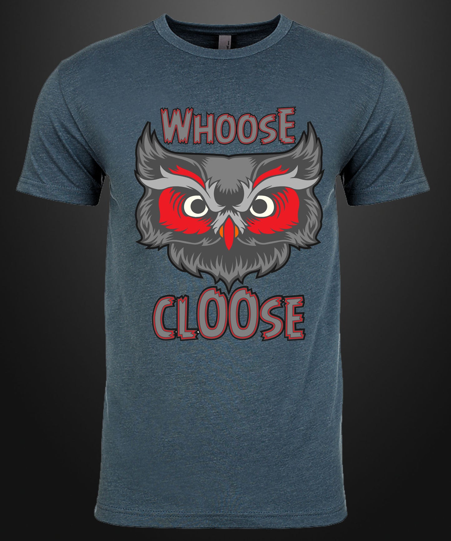 Whoose Cloose Blue / Red T-shirt