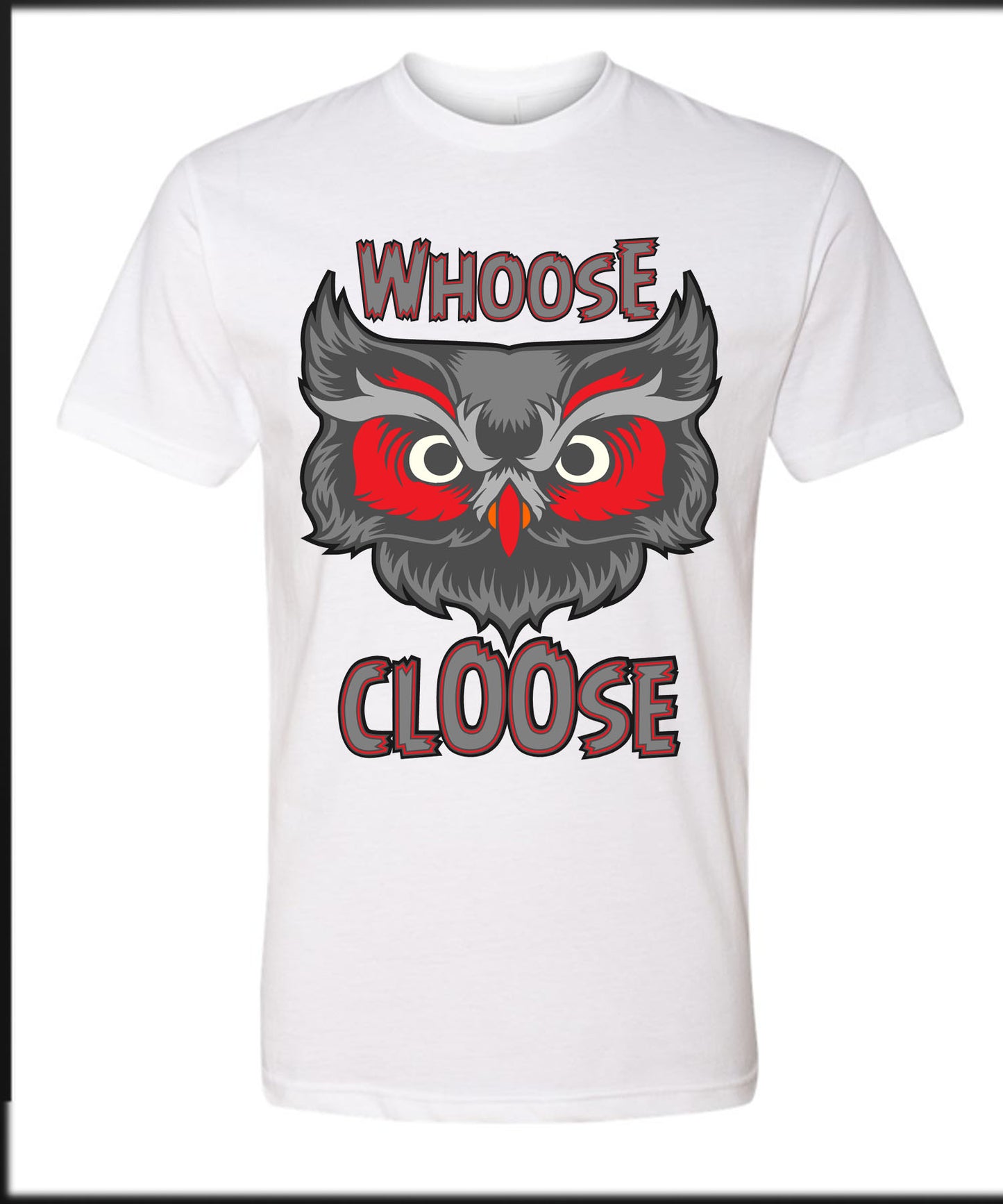 Whoose Cloose White / Red T-shirt