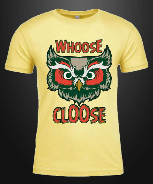 Whoose Cloose Yellow / Red T-shirt