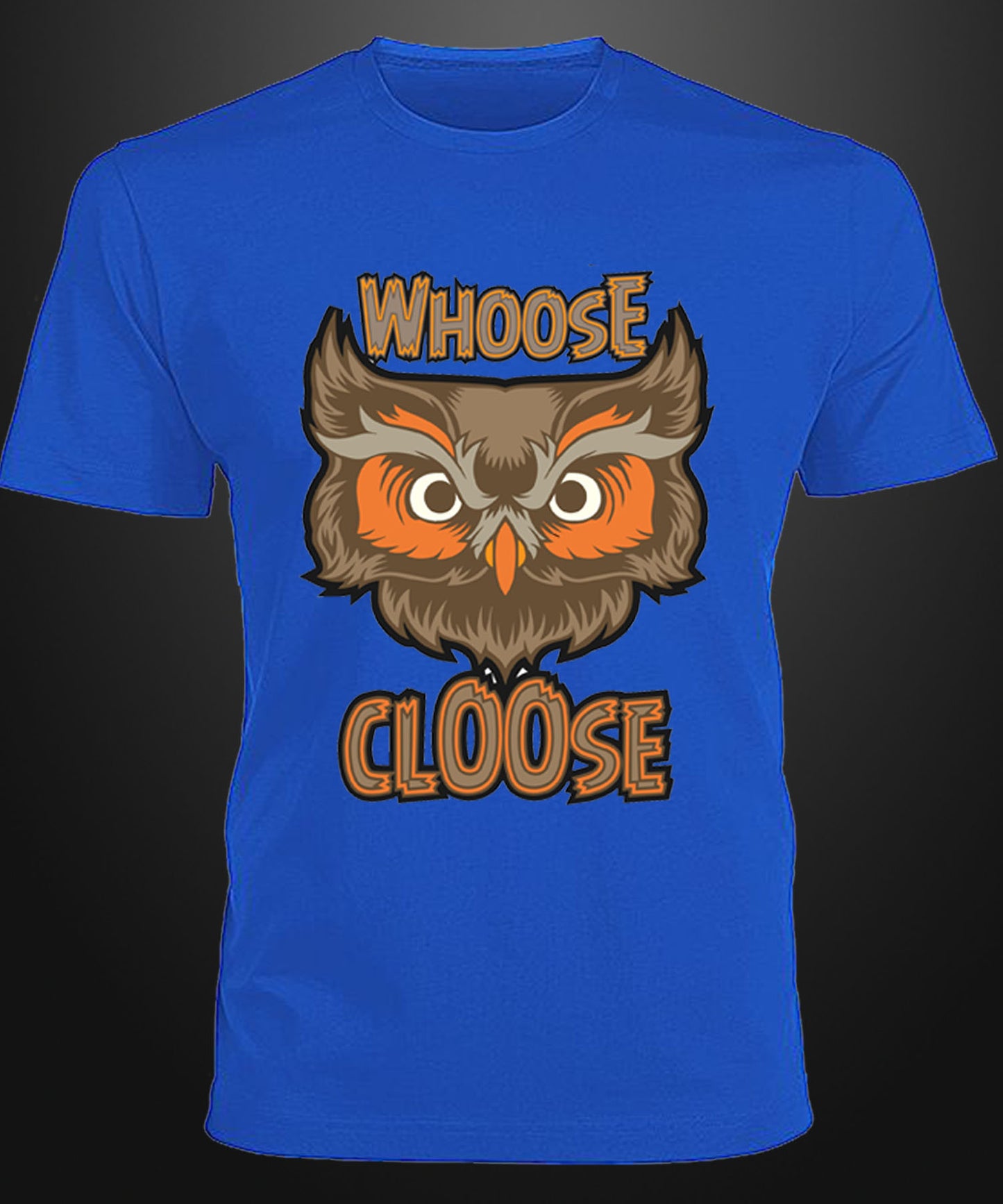 Whoose Cloose Royal Blue T-Shirt